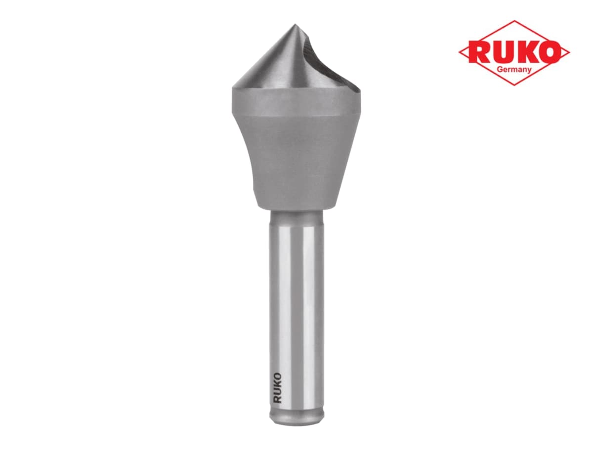 Зенковка полая с отверстием RUKO 90° 6,35 мм 1/5 HSSE-Co5 1z Ø5 мм 102300E