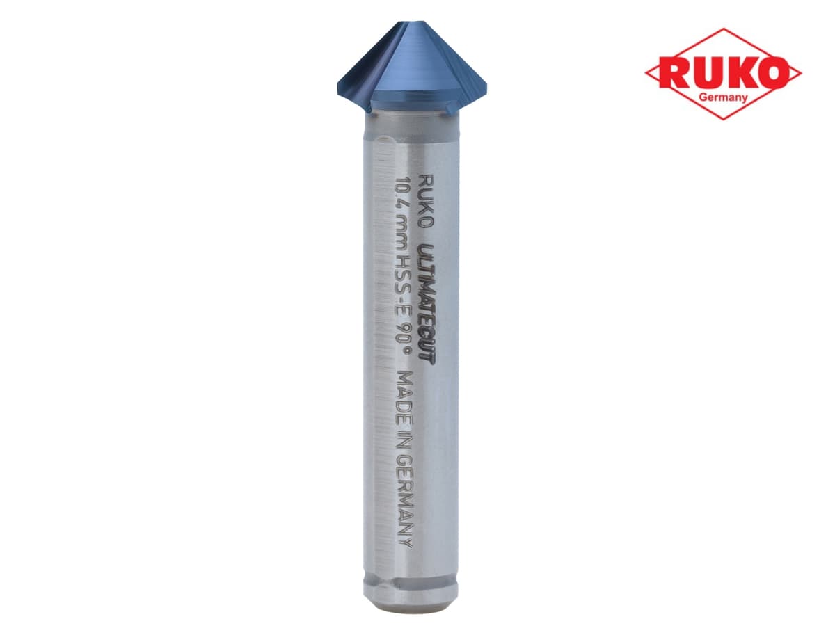 Зенковка RUKO UltimateCut ц/х 90° 10,4 мм HSSE-Co5 RunaTec 3z DIN335C L50 мм Ø6 мм 102774EP