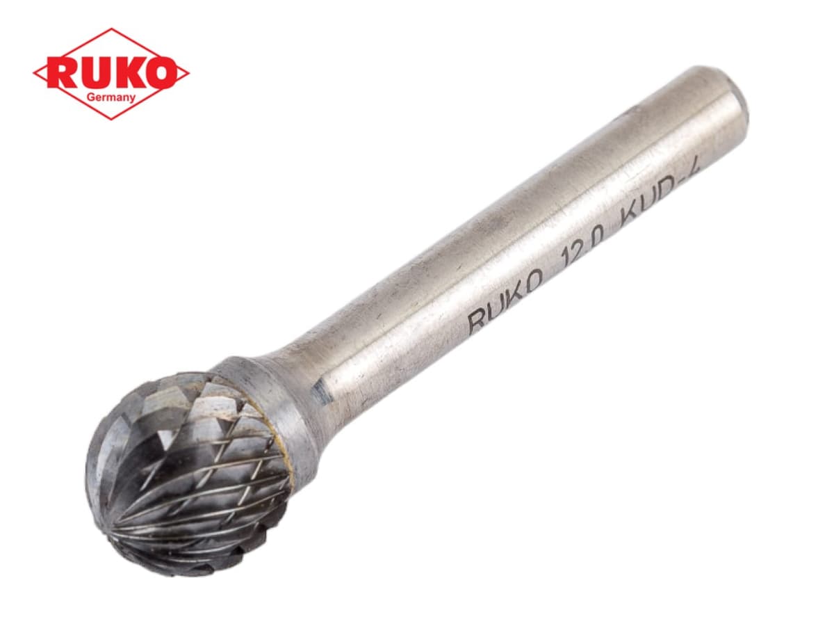 Бор-фреза твердосплавная RUKO HM D(KUD) 12,0x11x51x6 мм 116044
