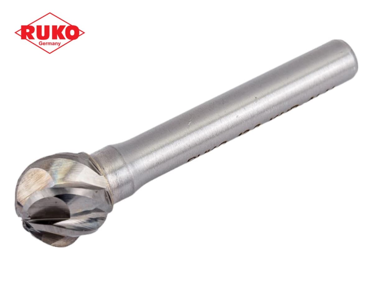 Бор-фреза твердосплавная RUKO HM ALU D(KUD) 6,0x5,4x45x6 мм 116041A