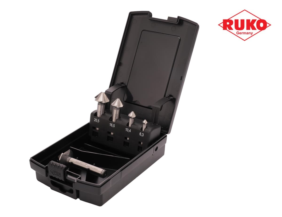 Набор зенковок RUKO UltimateCut 4S 90° 6,3-25 мм HSS-G 4z 5 шт 102891RO