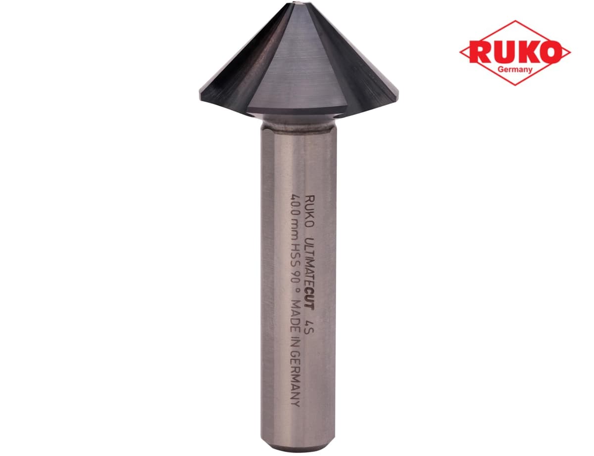 Зенковка RUKO UltimateCut 4S ц/х 90° 40,0 мм HSS-G RunaTec 4z DIN335C L80 мм Ø12 мм 102894P