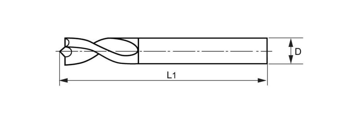 Сверло по точечной сварке RUKO Fast Cut HSS AlTin DIN 8x80/37 мм 101108HM