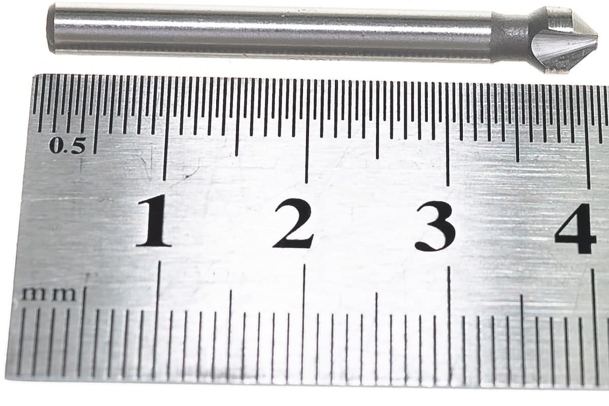 Зенковка RUKO ц/х 90° 5,3 мм HSS-G 3z DIN335C L50 мм Ø4 мм 102104