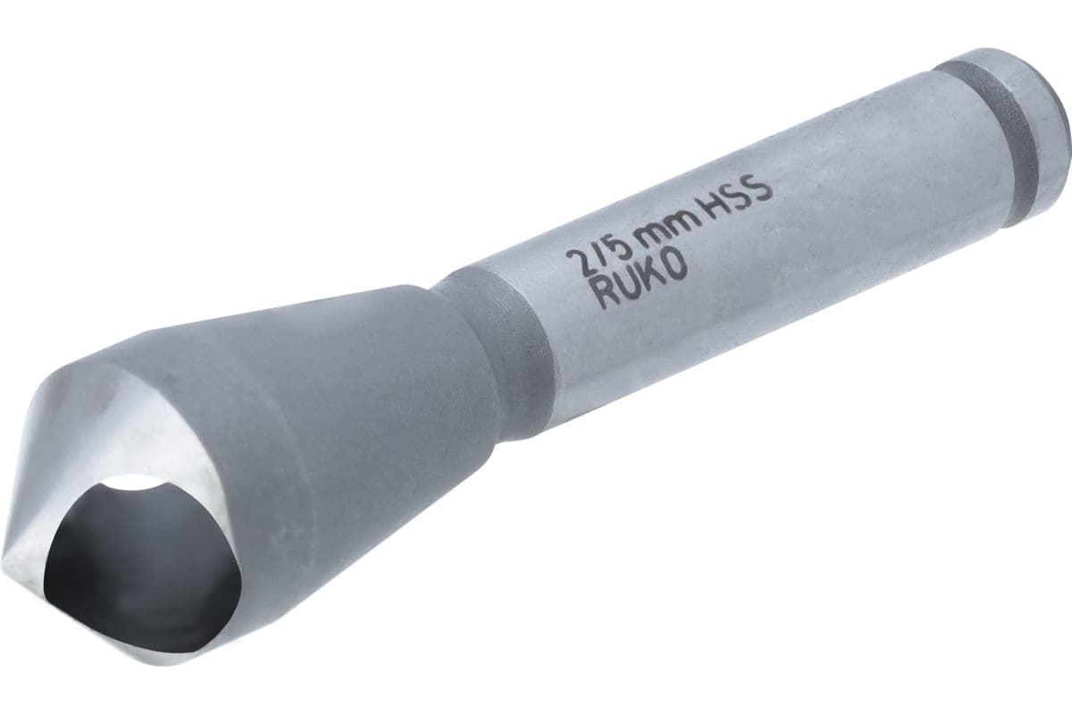 Зенковка полая с отверстием RUKO 90° 10,0 мм 2/5 HSS-G 1z Ø6 мм 102301