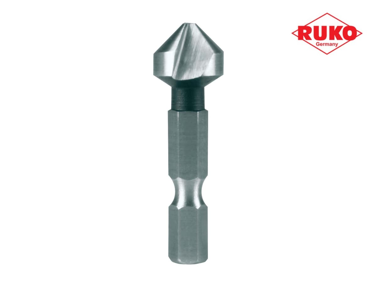 Зенковка-бита RUKO 90° 8,3 мм HSS-G 3z DIN335C L31 мм Ø1/4" 102314