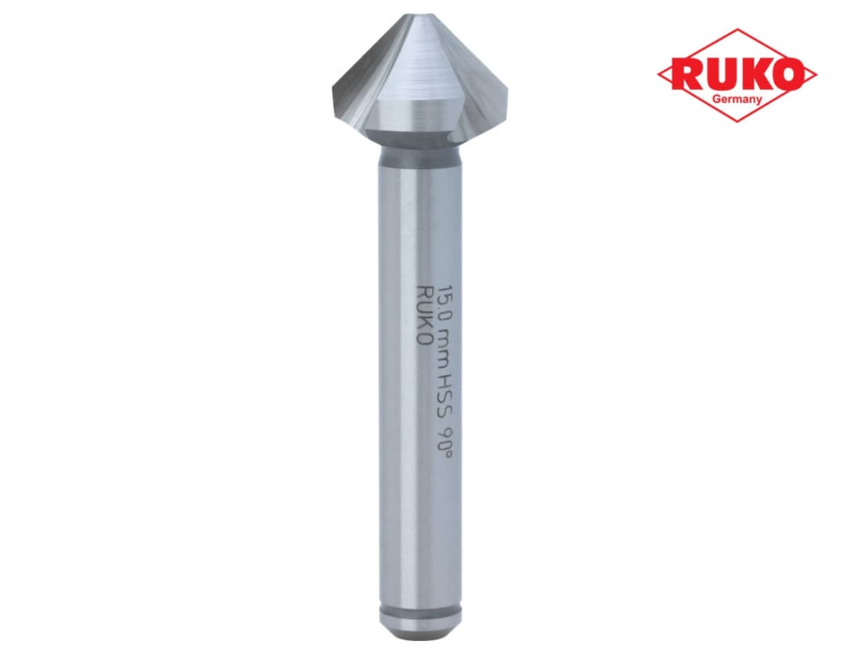 Зенковка RUKO ц/х 90° 15,0 мм HSS-G 3z DIN335C L60 мм Ø10 мм M8(AF) 102118