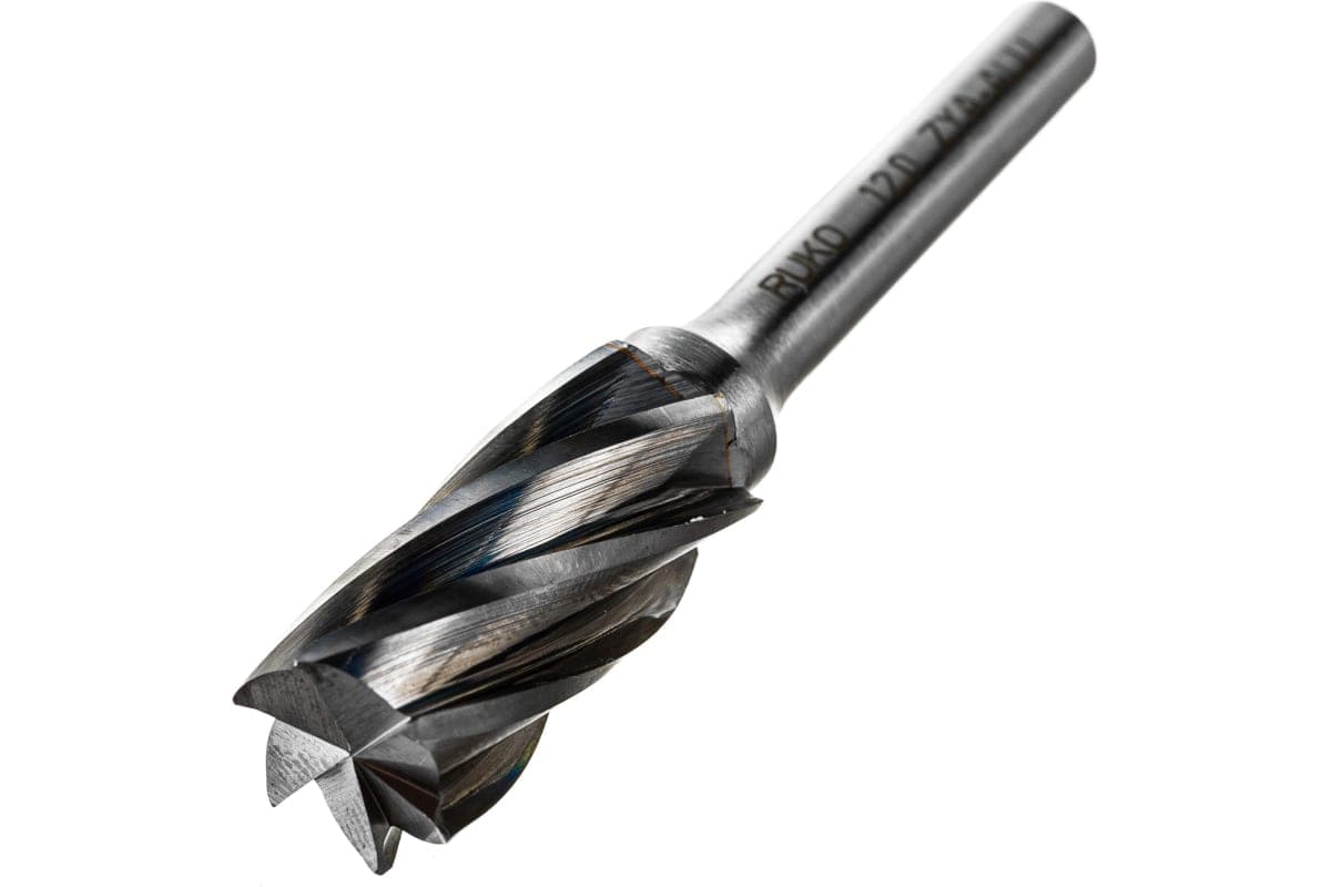 Бор-фреза твердосплавная RUKO HM ALU B(ZYAS) 12,0x25x65x6мм 116018A
