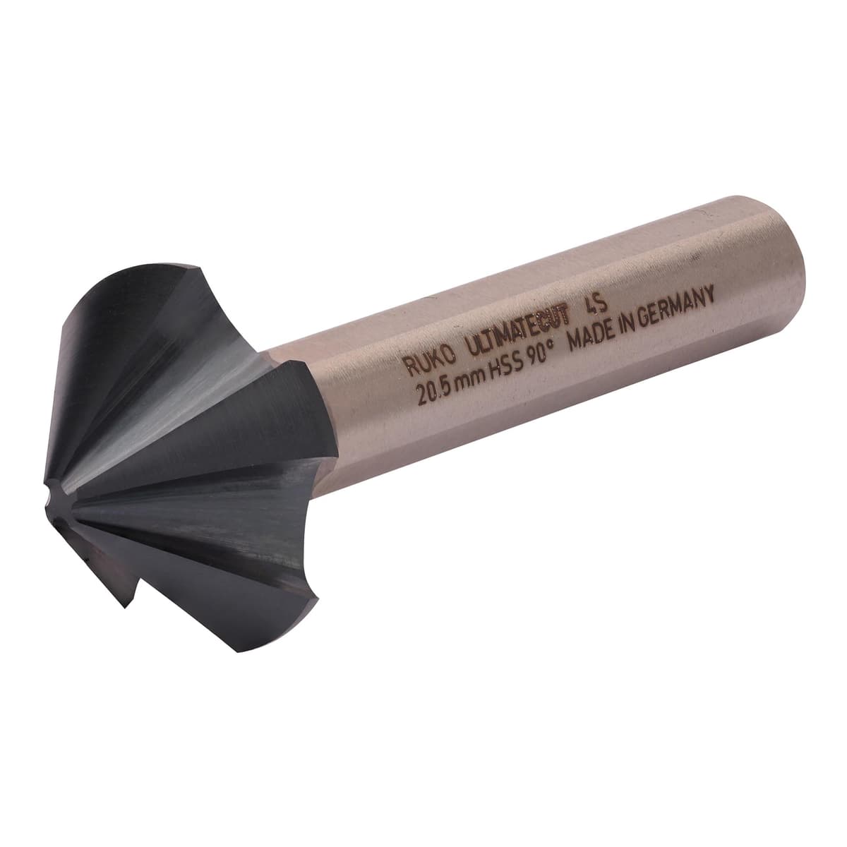 Зенковка RUKO UltimateCut 4S ц/х 90° 23,0 мм HSS-G RunaTec 4z DIN335C L67 мм Ø10 мм 102882P