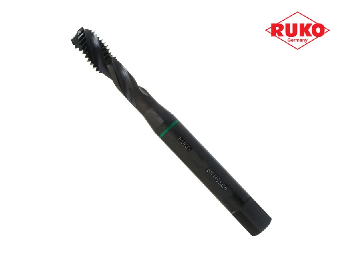 Метчик винтовой машинный RUKO HSSE VAP DIN371 6h метрическая резьба М5х0,8 мм 234050VA