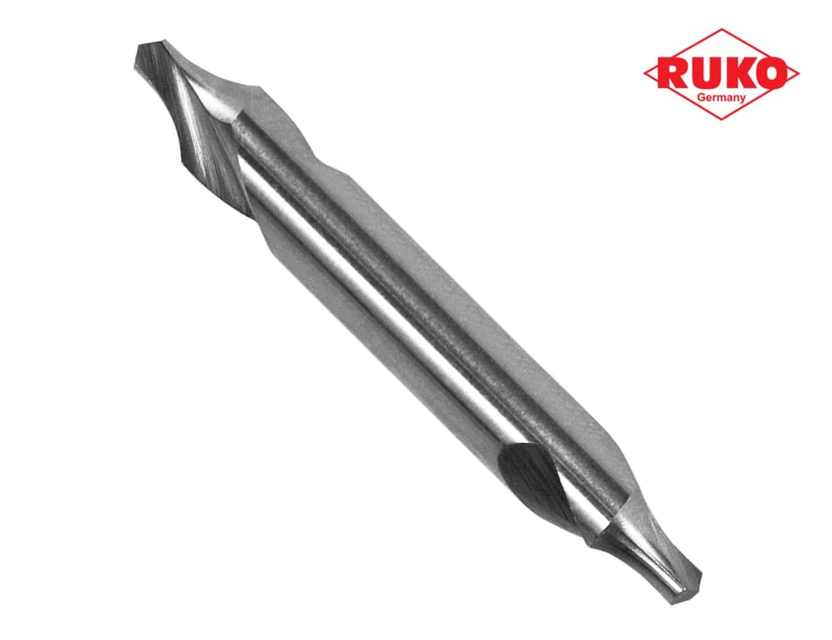 Сверло центровочное RUKO HSS-G 3,15x50,0 мм DIN333 Форма R d=8,0 мм 2172315
