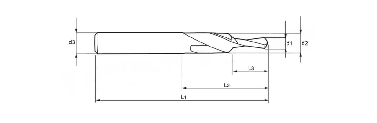 Комбинированное сверло-зенкер RUKO HSS-G VAP M10 90° 10,5x19x23/64/127 мм 102625