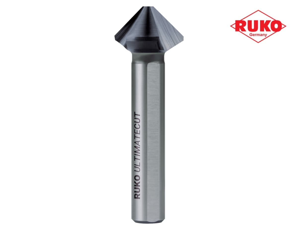 Зенковка RUKO UltimateCut ц/х 90° 12,4 мм HSS-G RunaTec 3z DIN335C L56 мм Ø8 мм 102776P