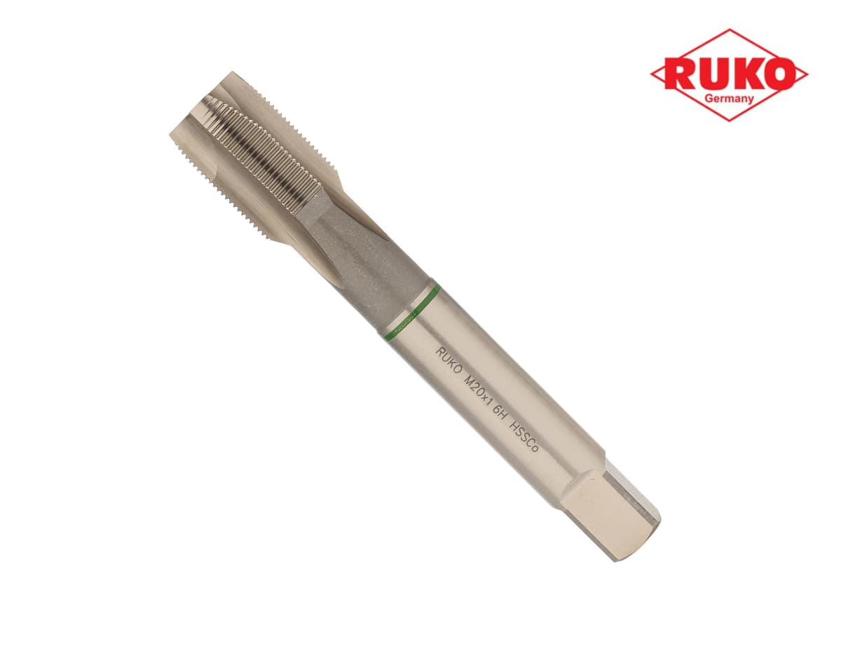 Метчик машинный RUKO HSSE DIN374 6h метрическая резьба М20х1,0 мм 260201E