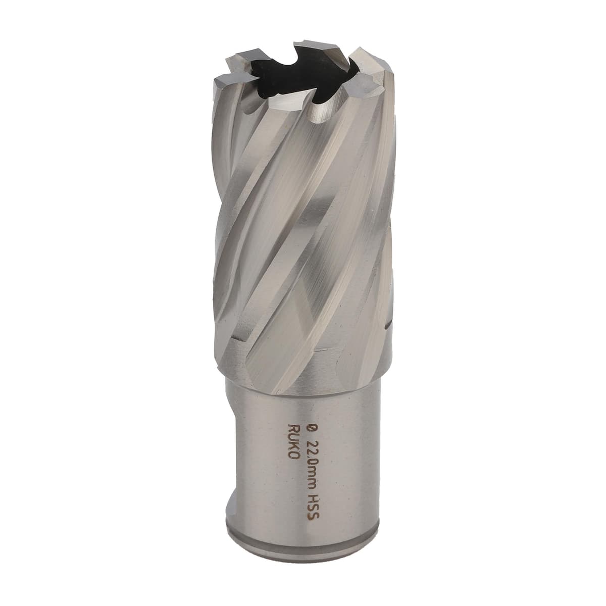 Сверло корончатое RUKO HSS-G 22х63/30 мм Weldon19 108222