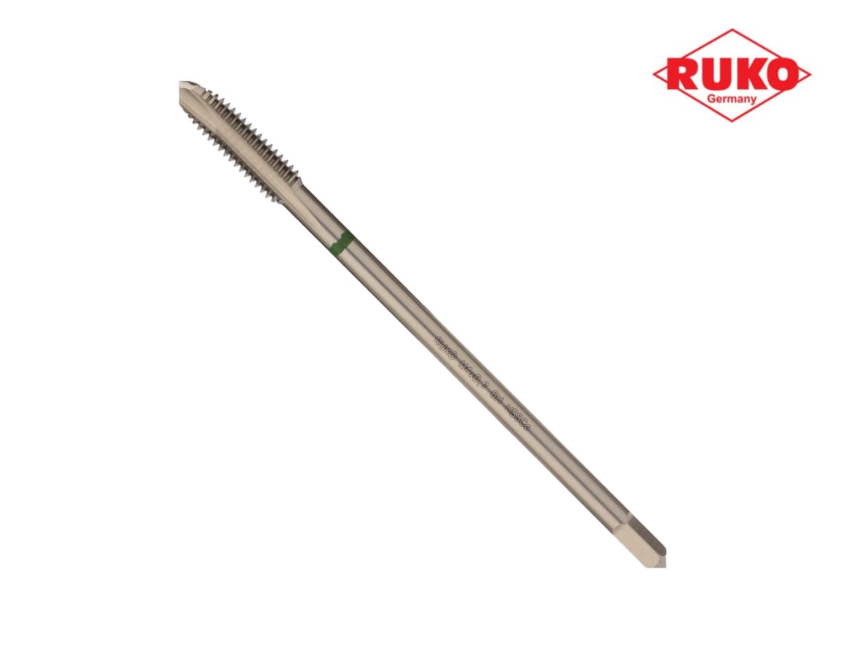 Метчик машинный RUKO HSSE DIN376 6h метрическая резьба М4х0,7 мм 232041E