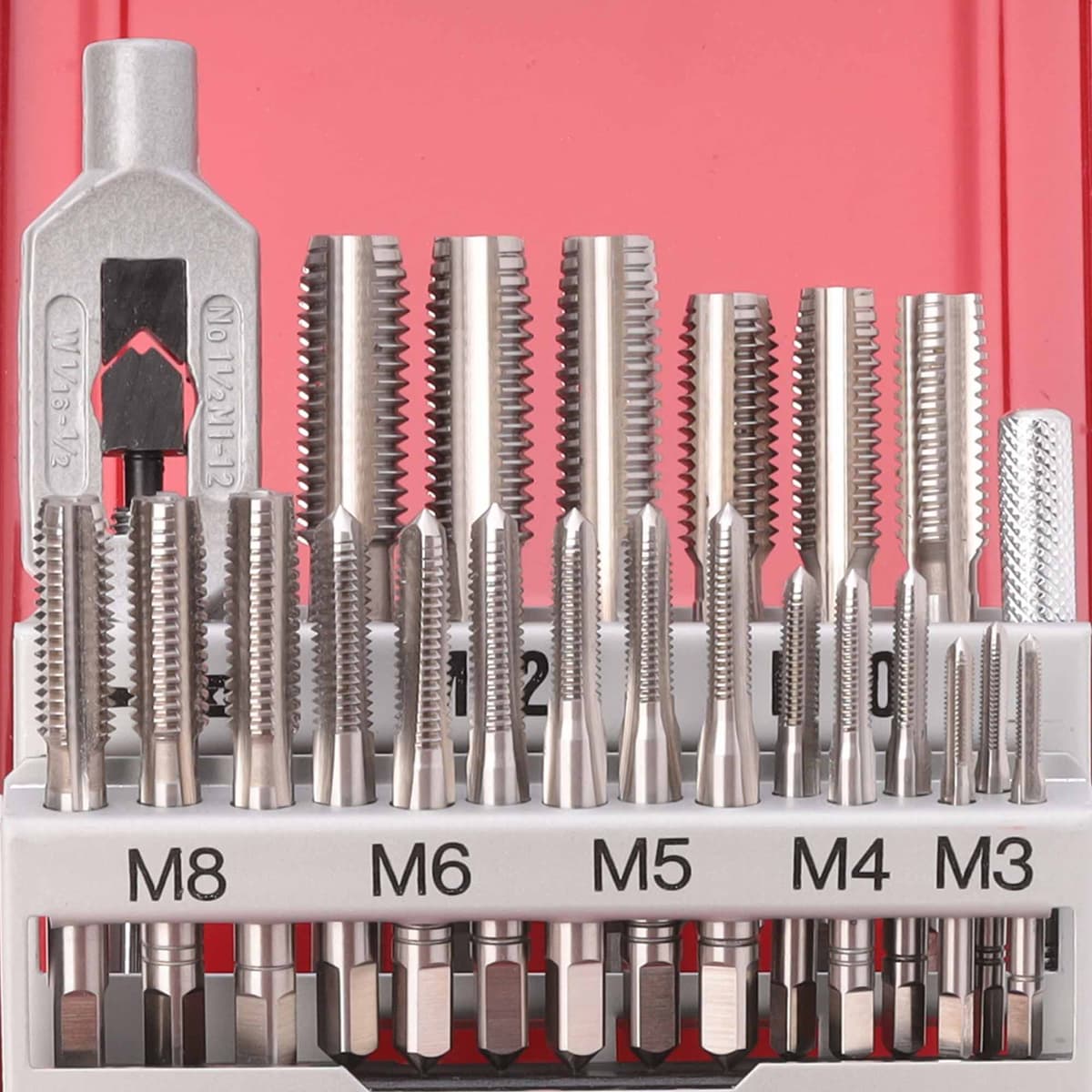 Набор комплектных метчиков RUKO 28 предметов M3-M12 HSSE DIN352 245003ERO