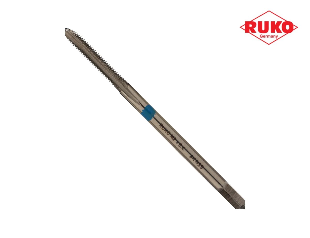 Метчик машинный RUKO HSS-G DIN371 6h метрическая резьба М2х0,4 мм 232020