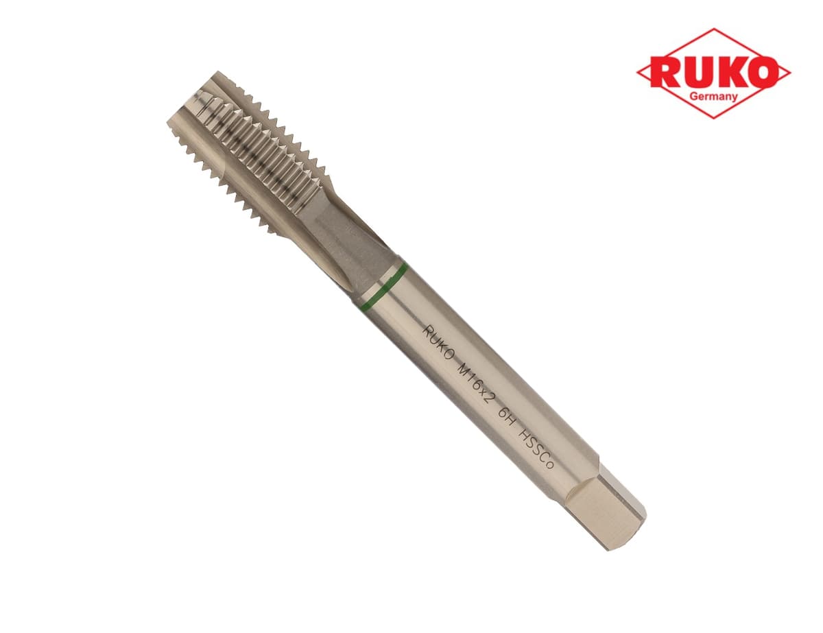 Метчик машинный RUKO HSSE DIN376 6h метрическая резьба М16х2,0 мм 232160E