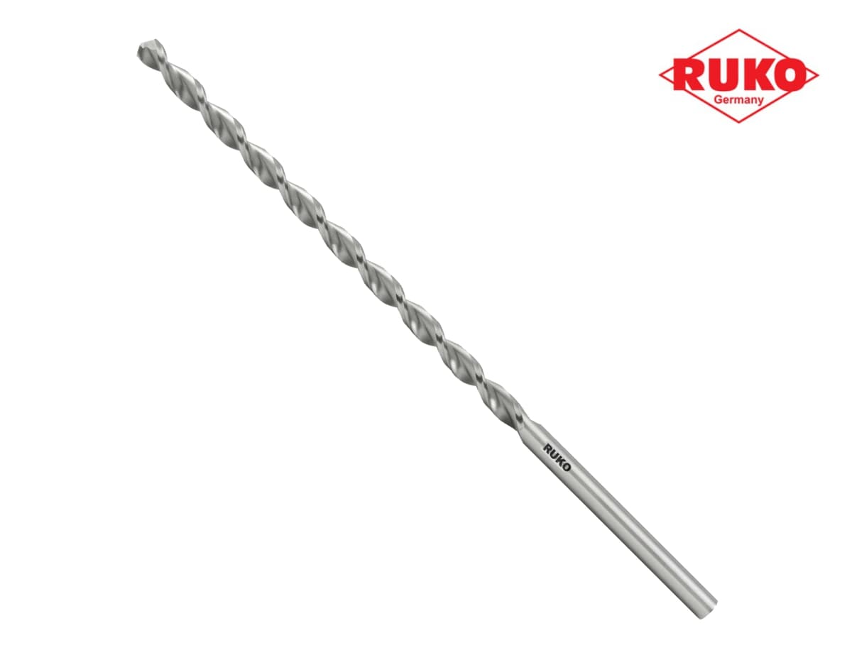 Сверло экстрадлинное по металлу RUKO TL3000 HSS-G 5,0x195/135 мм DIN1869 h8 15xD 130° 254050