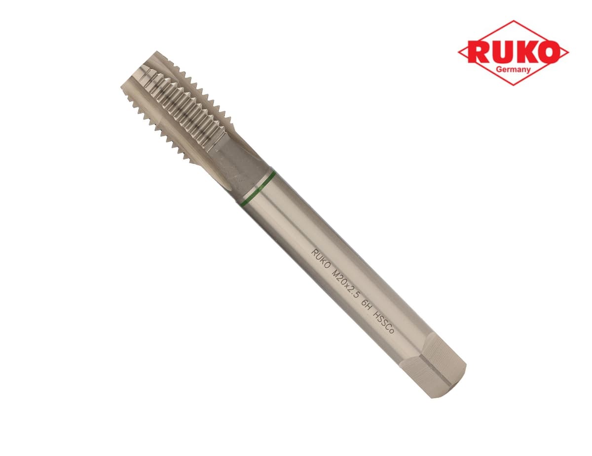 Метчик машинный RUKO HSSE DIN376 6h метрическая резьба М20х2,5 мм 232200E