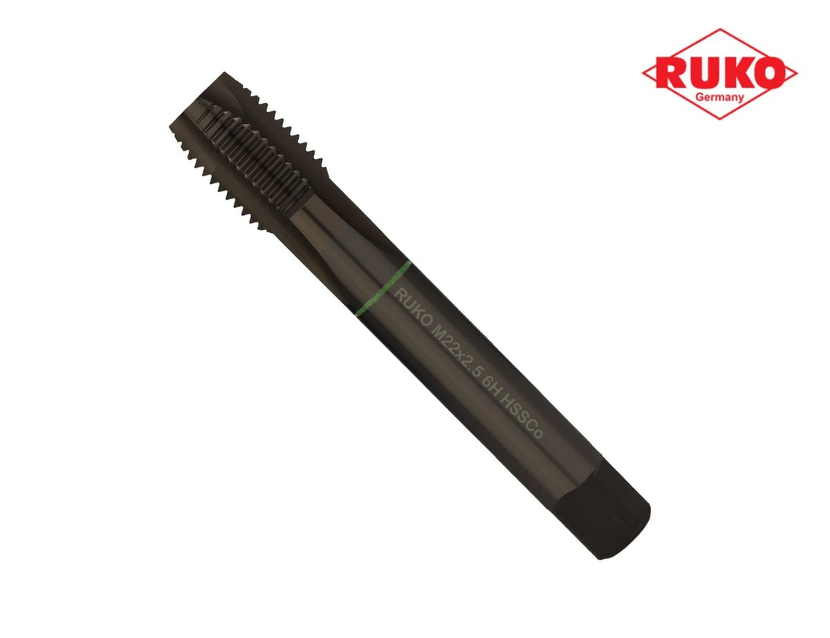 Метчик машинный RUKO HSSE VAP DIN376 6h метрическая резьба М22х2,5 мм 232220VA