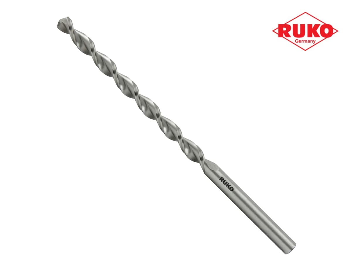 Сверло удлиненное по металлу RUKO TL3000 HSSE-Co5 VA 2,5x95/62 мм DIN340 h8 10xD 130° 253025