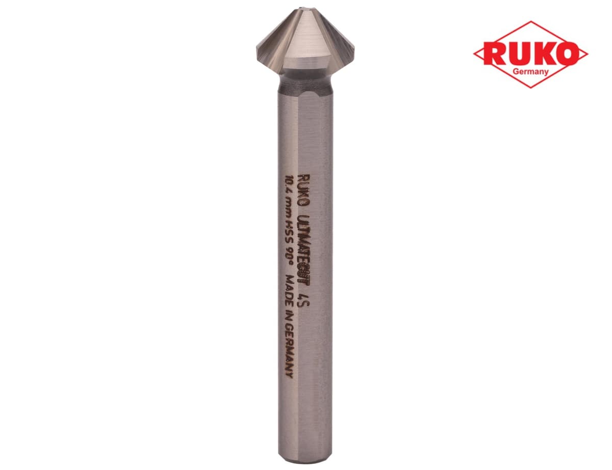 Зенковка RUKO UltimateCut 4S ц/х 90° 10,4 мм HSS-G 4z DIN335C L50 мм Ø6 мм 102874