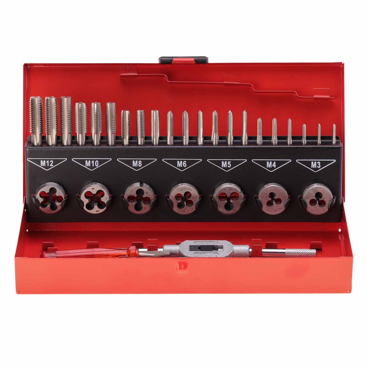 Набор метчиков и плашек RUKO 31 предмет HSS-G M3-M12 245010