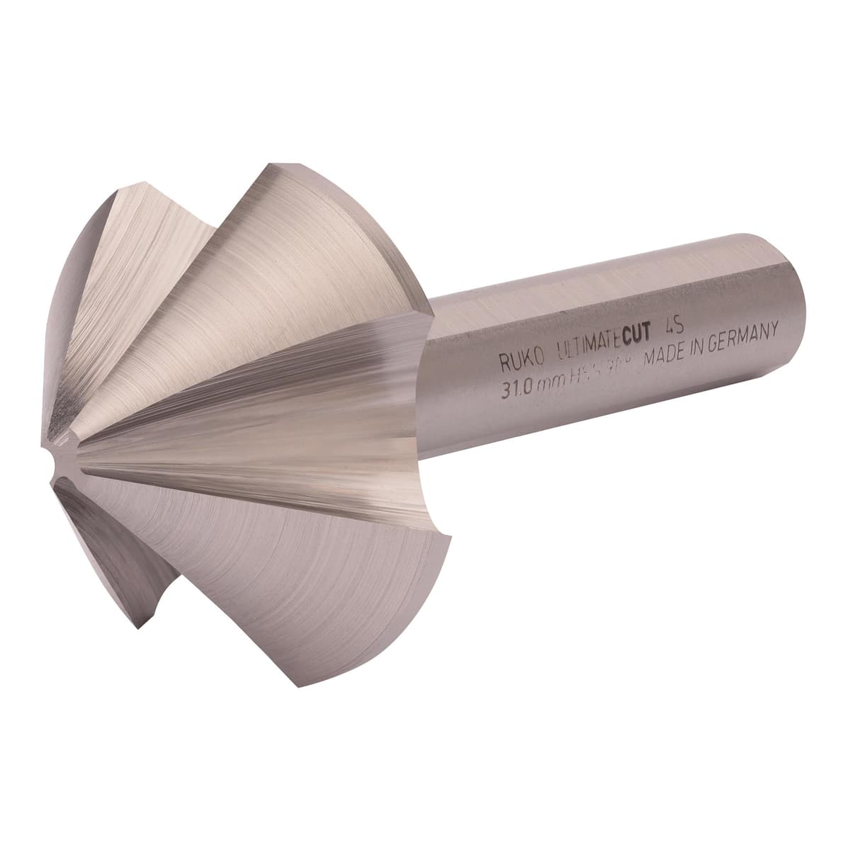 Зенковка RUKO UltimateCut 4S ц/х 90° 31,0 мм HSS-G 4z DIN335C L71 мм Ø12 мм 102885