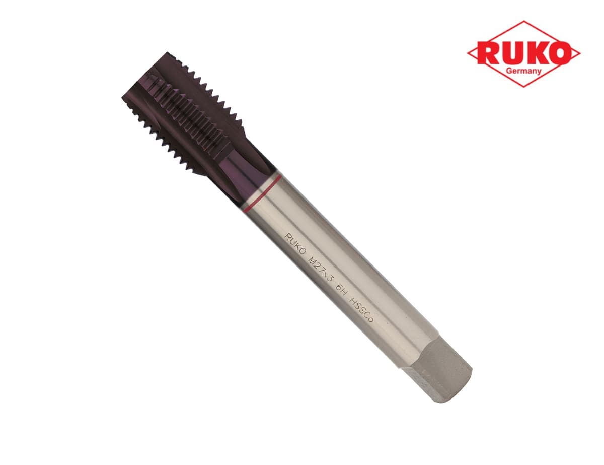 Метчик машинный RUKO HSSE TiALN DIN376 6h метрическая резьба М27х3,0 мм 232270EF
