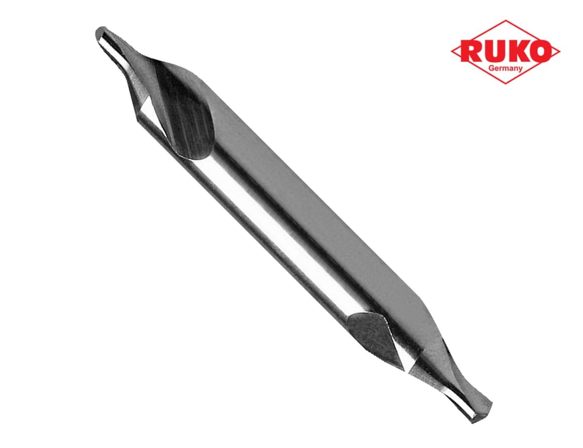 Сверло центровочное RUKO HSS-G 2,5x45,0 мм DIN333 Форма А d=6,3 мм 217025