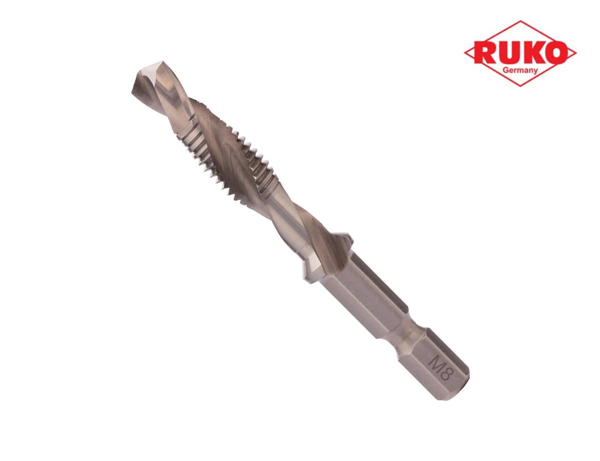 Метчик для шуруповерта RUKO HSS-G 6h метрическая резьба М8х1,25 мм 270018