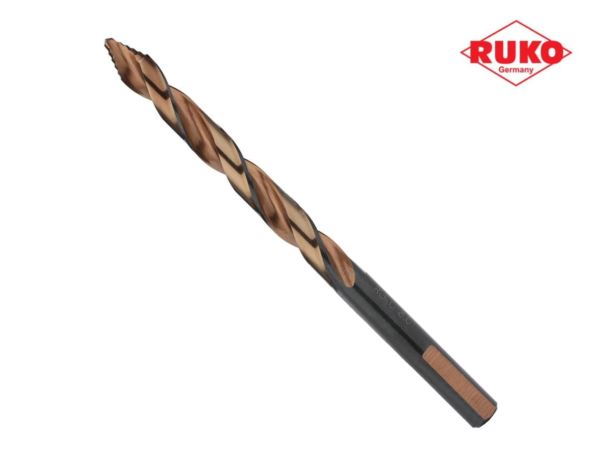 Сверло по металлу RUKO FlowSTEP HSSE-Co5 10,0x133/87 мм DIN338 h8 5xD 118° 259100E