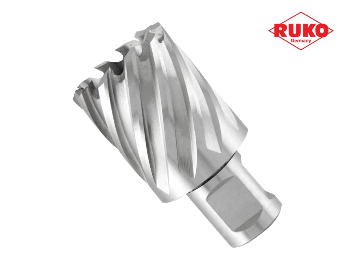 Сверло корончатое RUKO HSSE-Co5 33х63/30 мм Weldon19 108233E