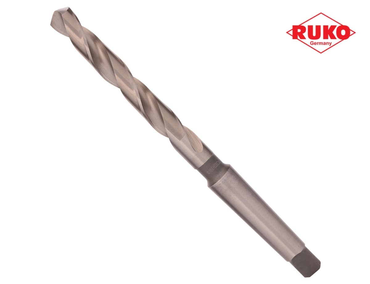 Сверло с коническим хвостовиком RUKO HSSE-Co5 16,0x218/120 мм DIN345 h8 6xD 118° KM2 204160E
