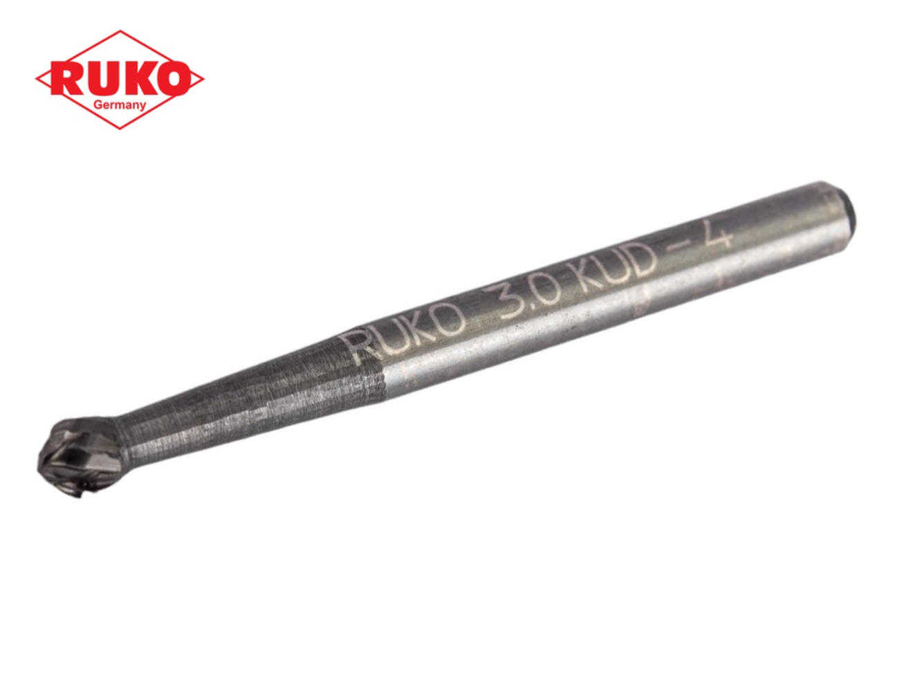 Бор-фреза твердосплавная RUKO HM D(KUD) 3,0x2,7x33x3 мм 116052